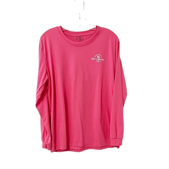 grits n gratitude Tops - 🟢Grits n Gratitude Women’s Pink Long Sleeve Sunflower Kindness Print Size L